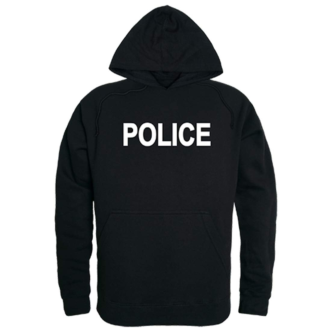 Graphic Pullover, Police, Black, S