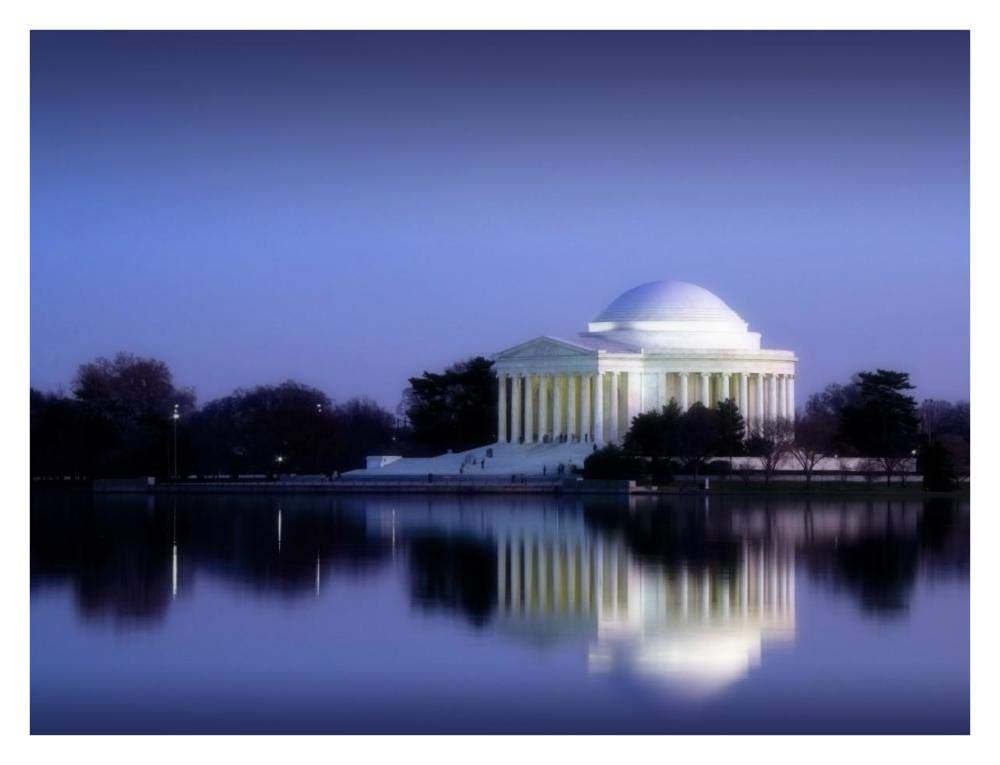 Jefferson Memorial, Washington, D.C. Number 2 - Vintage Style Photo Tint Variant-Paper Art-34x26”
