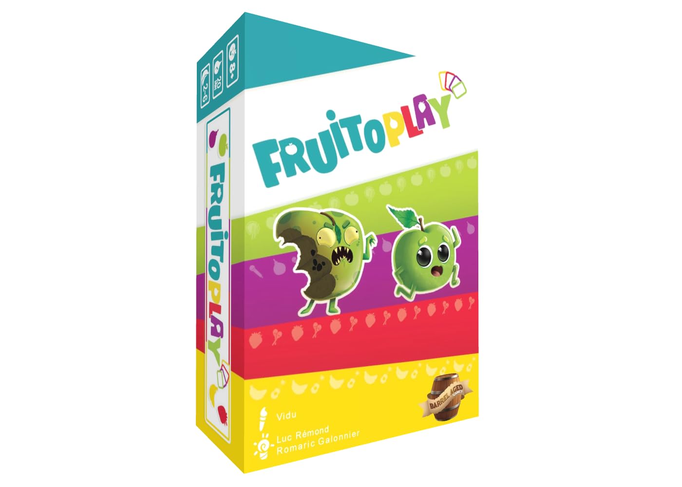 Barrel Aged Games: Fruitoplay - Zombie Fruit-Themed Card Game, Trick Taking & Set Collection, Couples & Family Game Night Ages 8+, 2-6 Players, 20 Min