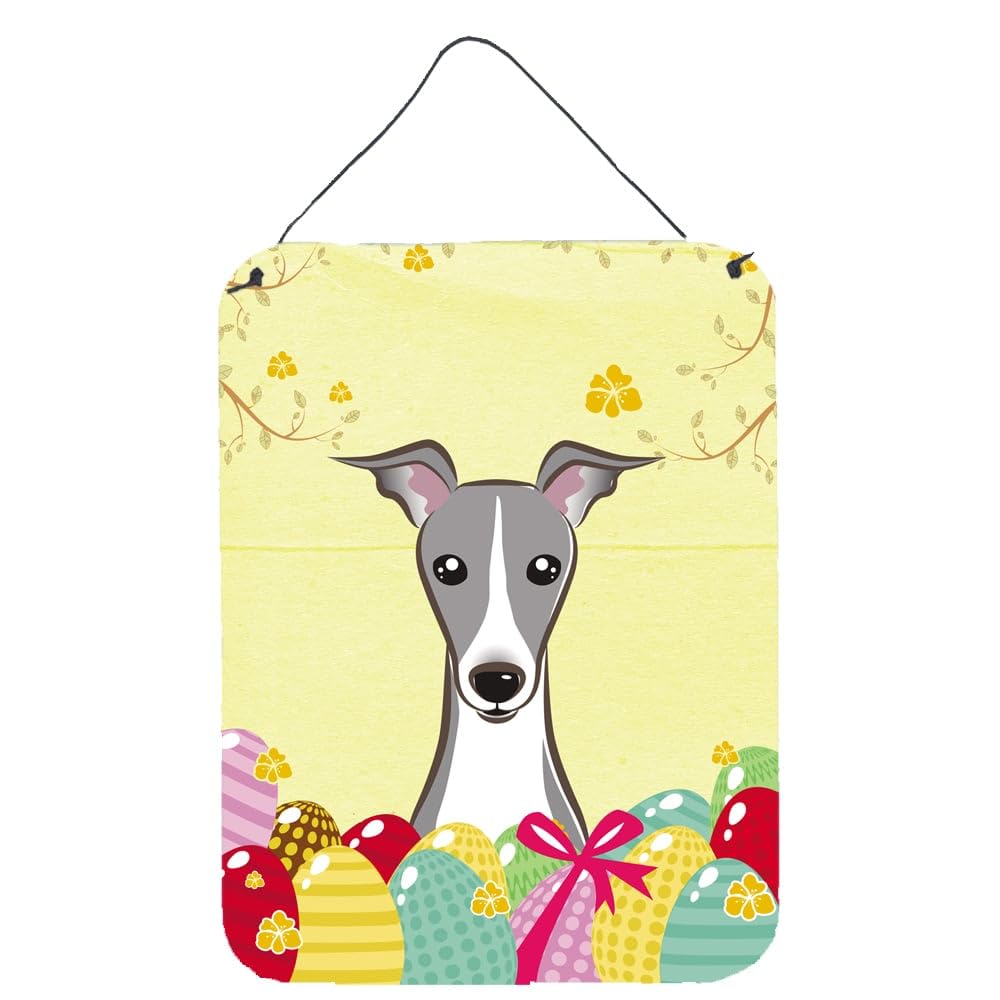 Easter Egg Hunt Design with Dog Wall or Door Hanging Prints