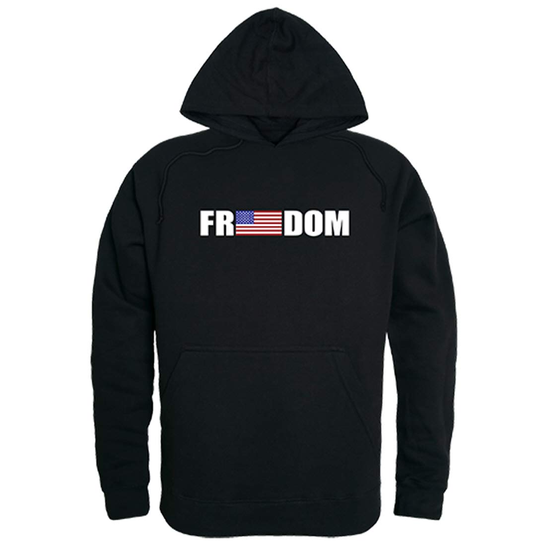 Graphic Pullover, Freedom, Black, XL
