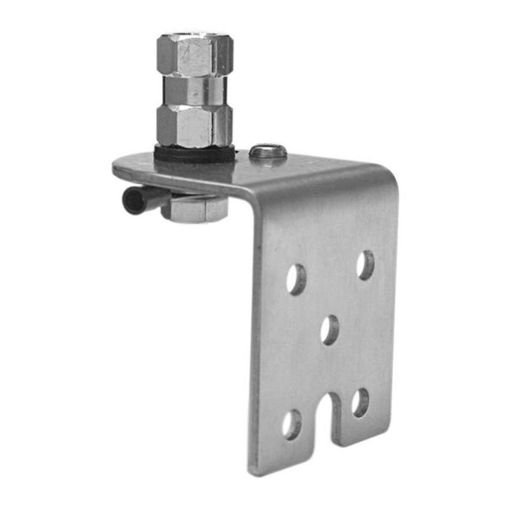 ACCESSORIES UNLIMITED - STAINLESS STEEL 90 DEGREE SIDE BODY ANTENNA MOUNT WITH 3/8 X 24” LUG STUD