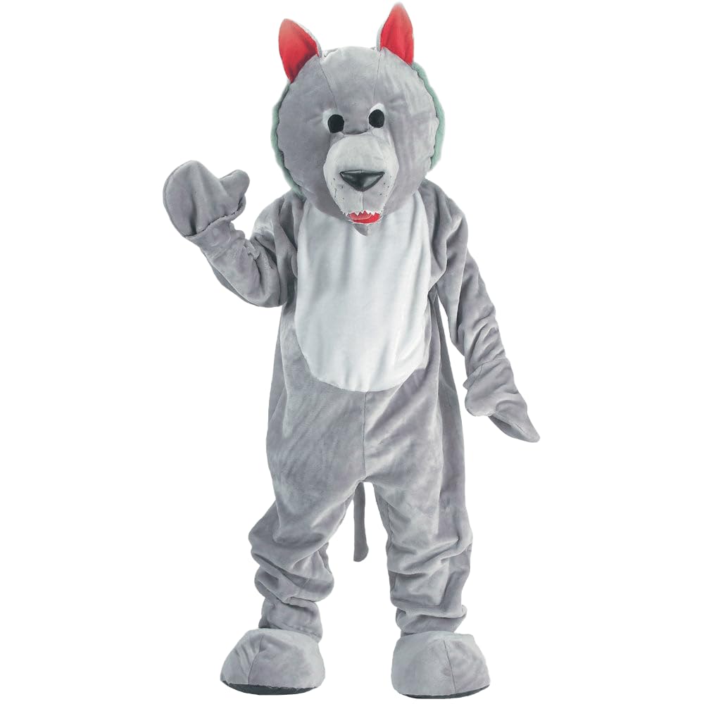 Hungry Wolf Mascot Costume Set - X-Large 16-18