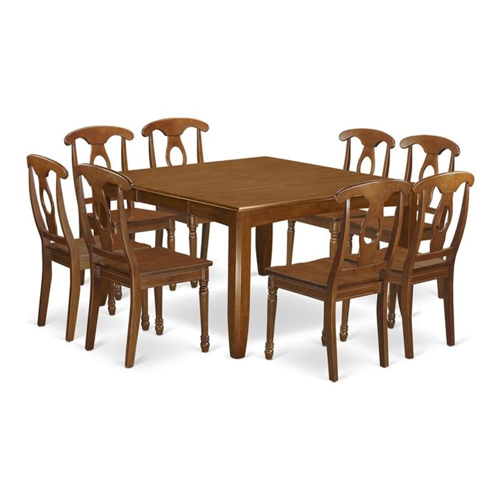 9  Pc  formal  Dining  room  set  Dining  Table  with  Leaf  and  8  Dinette  Chairs.
