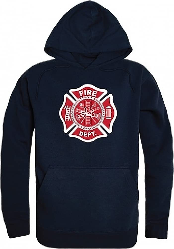 Graphic Pullover, Fire Dept., Navy, L