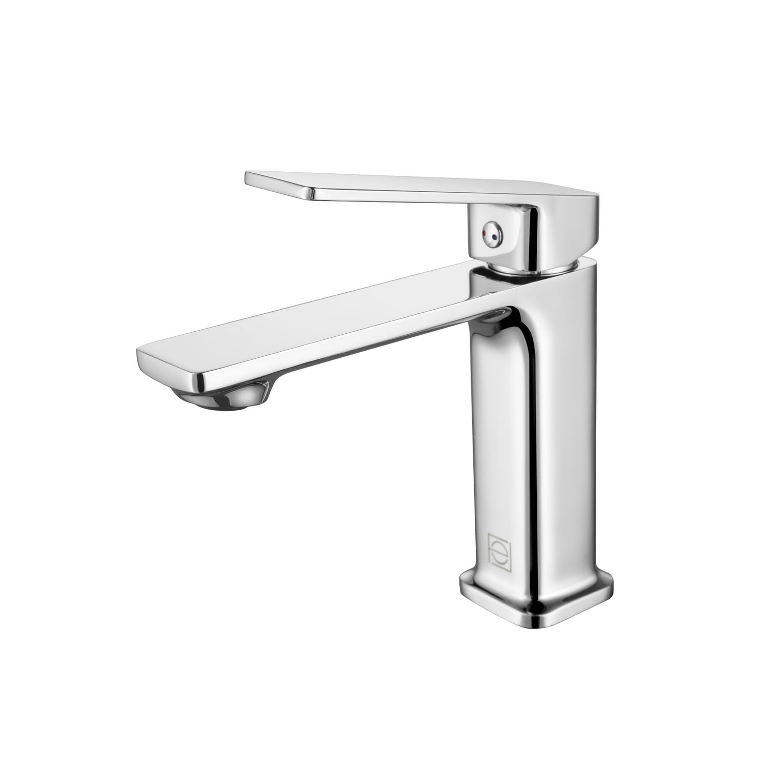Elegant Lighting Lena Single Hole Single Handle Bathroom Faucet In Chrome