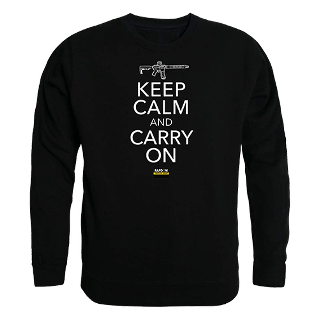 Graphic Crewneck, Carry On, Black, S