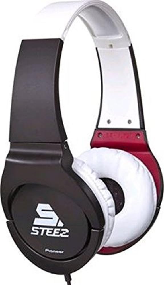 Fully-STEEZ On-Ear Dance-Inspired Stereo Headphones COLOR: BLACK & WHITE