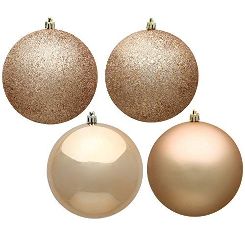 Casafoyer  6” Cafe Latte Ball 4 Finish Asst 4/Box - N591580BX - (Pack Of 2)