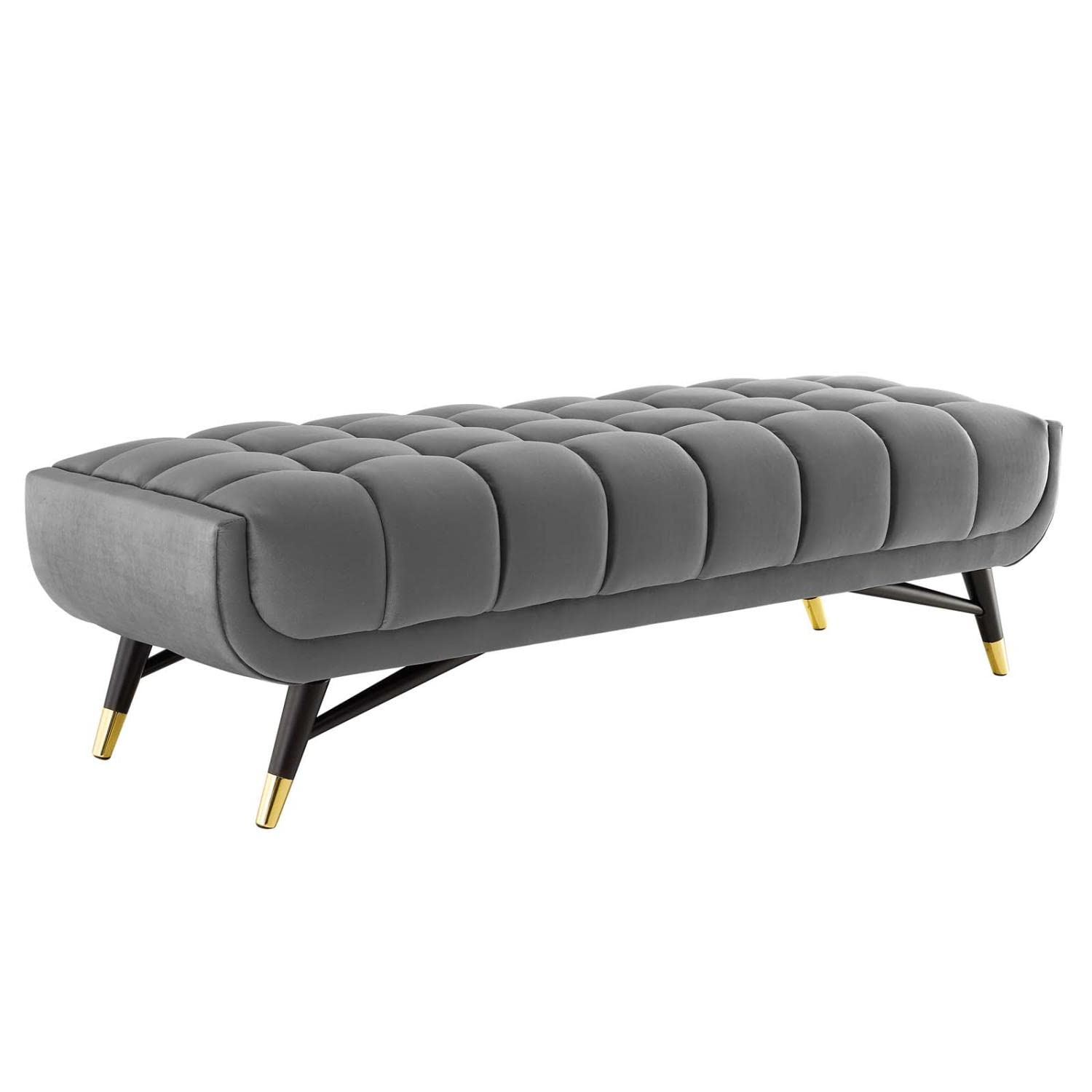 Adept 60 Performance Velvet Bench Gray