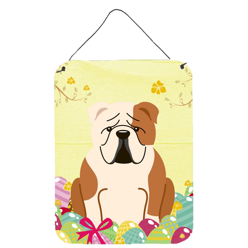 Easter Eggs Design with Dog Wall or Door Hanging Prints