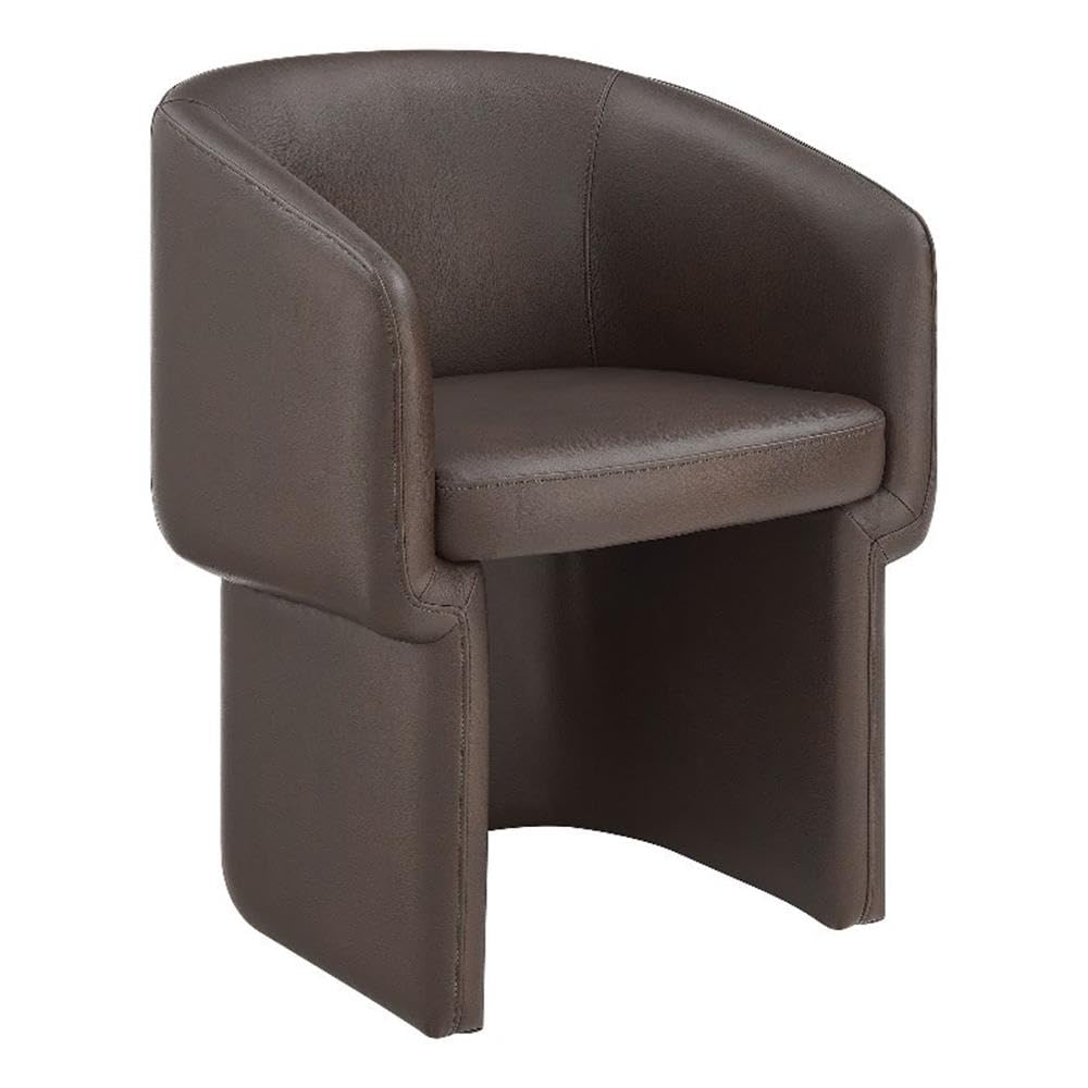 Verity Barrel Back Vegan Leather Dining Chair by Modway