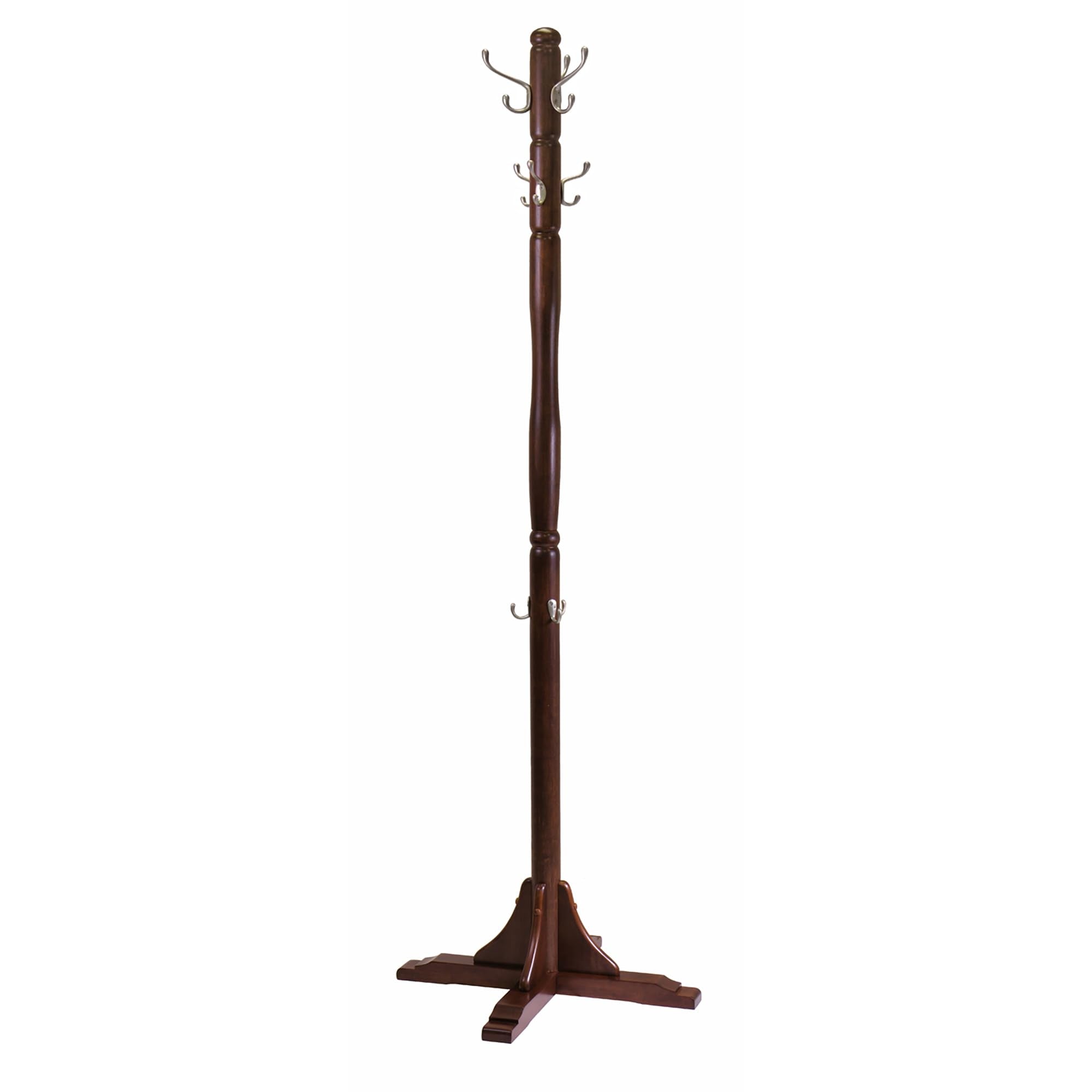 Jera Coat Tree, 9 Hook, Cappuccino