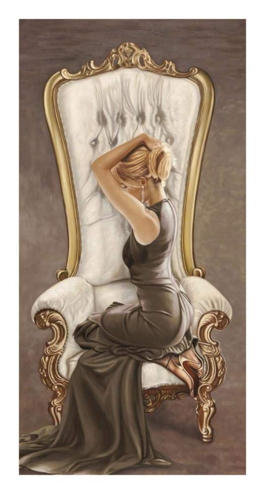 Beautiful Queen II-Paper Art-14x26”