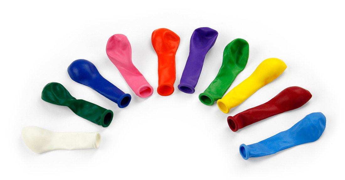 Hygloss Balloons, 12 Inches, Assorted Colors, Pack of 144