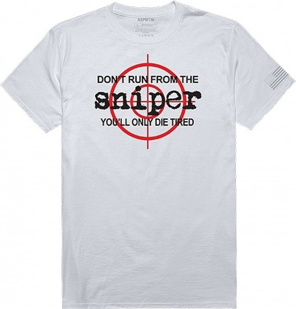 Tactical Graphic T, Sniper, White, 2X