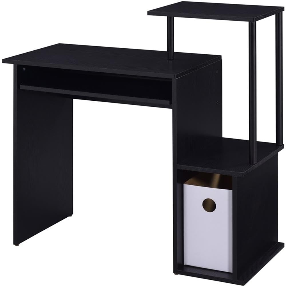 Computer Desk, Black Finish