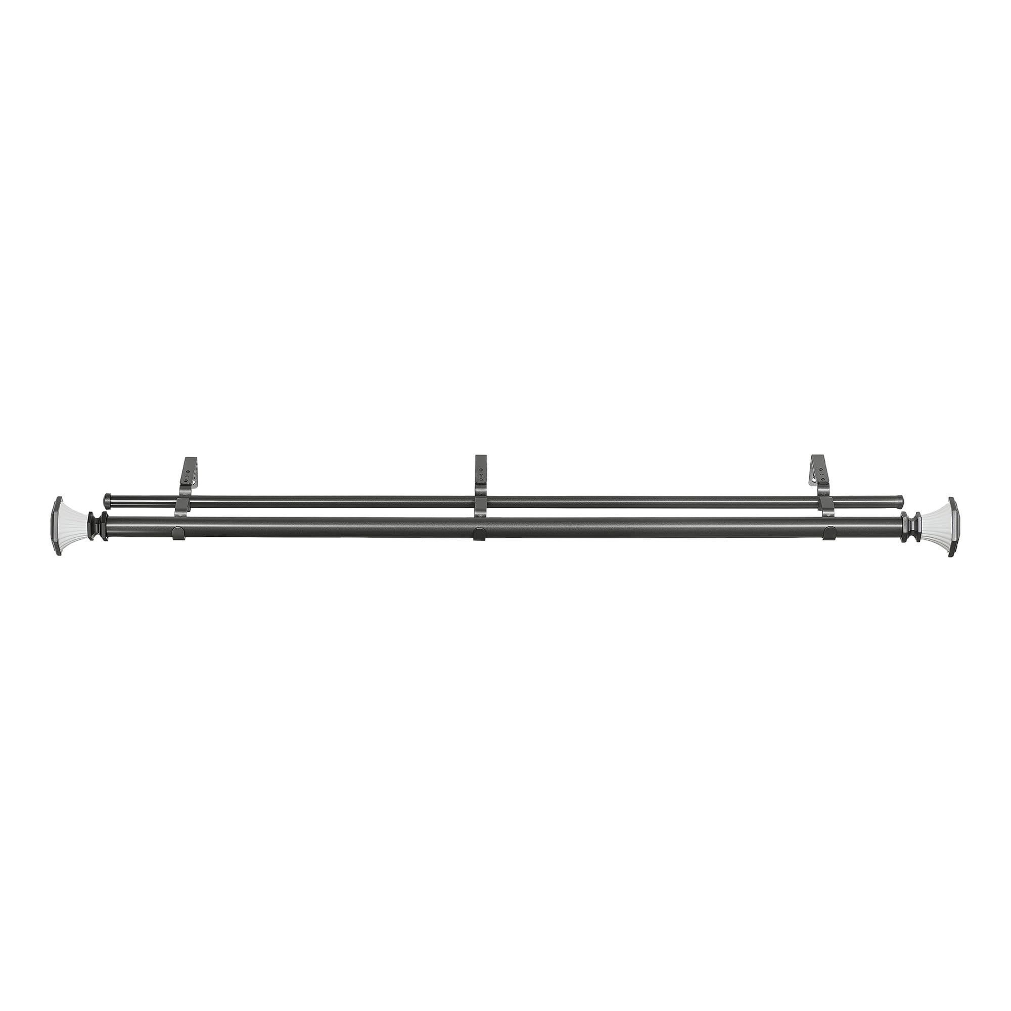 Buono II Decorative Double Rod & Finial Monet 36-72