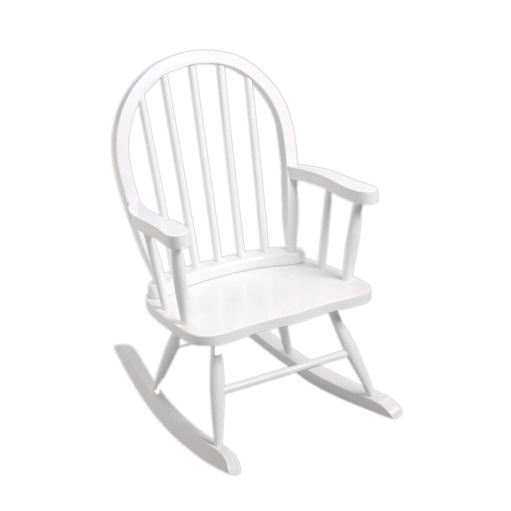 Gift Mark Children'S Windsor Rocking Chair In White Color
