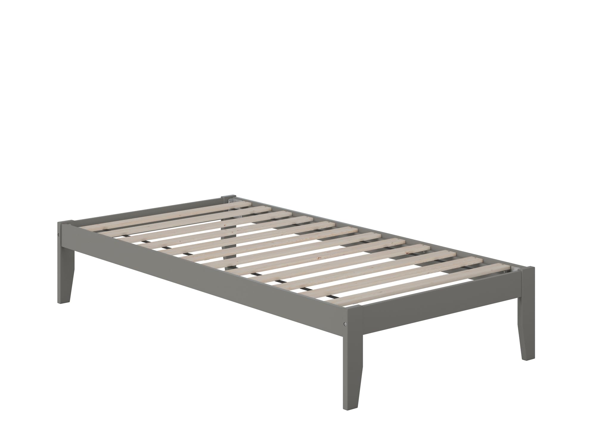 Colorado Twin Bed with USB Turbo Charger in Grey