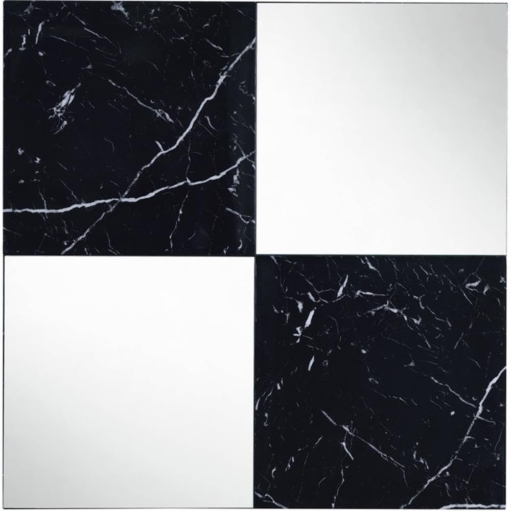 Wall Accent Mirror, Mirrored & Faux Marble
