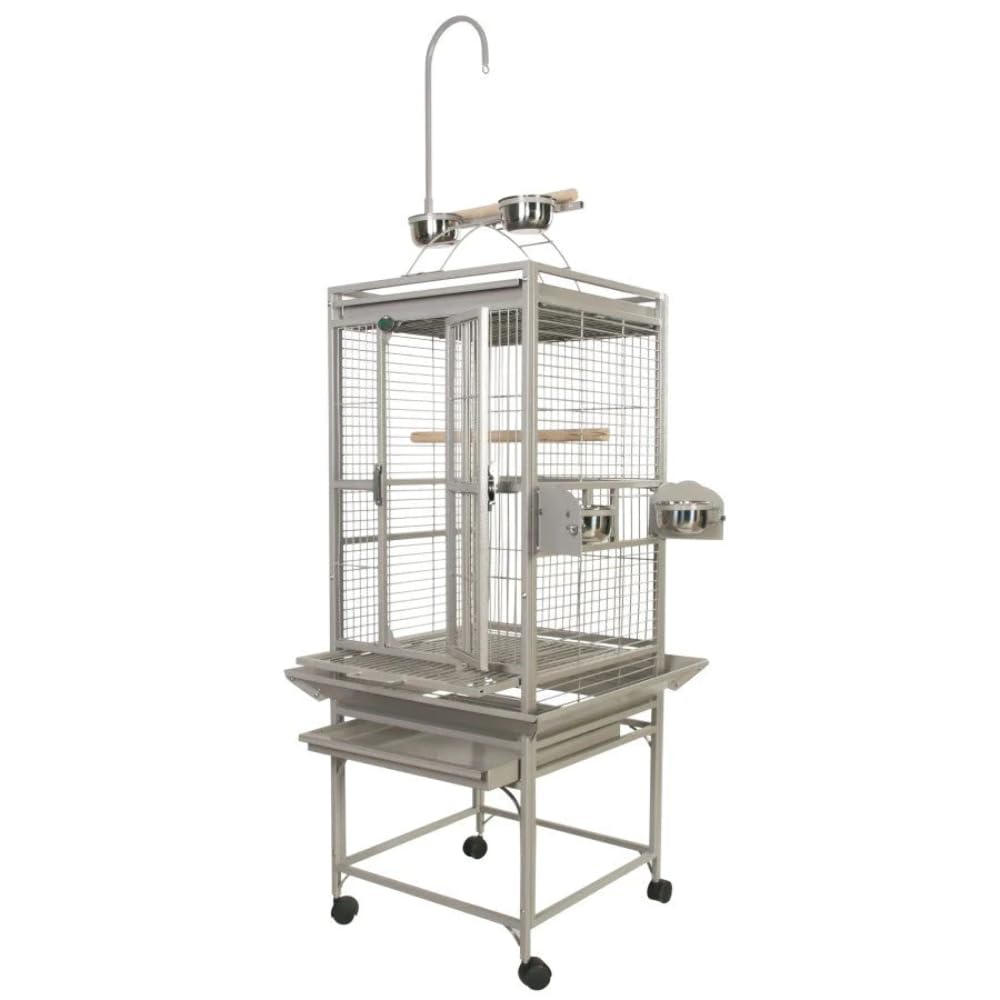 18x18″ Play Top Cage with 5/8″ Bar Spacing 8001818 Platinum
