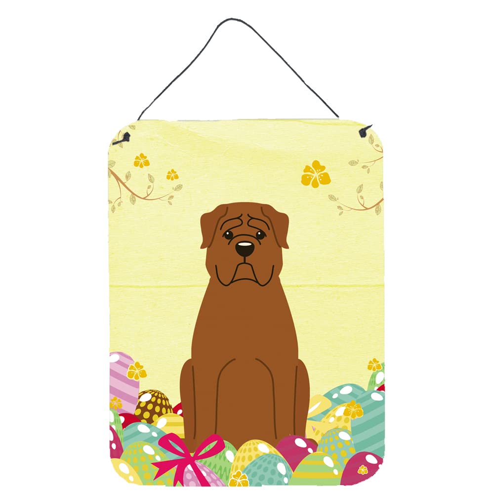 Easter Eggs Design with Dog Wall or Door Hanging Prints