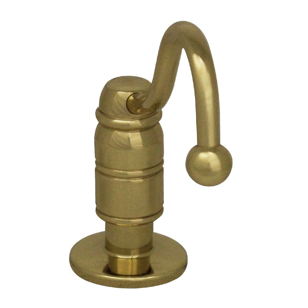 Beluga Solid Brass Soap/Lotion Dispenser - Polished Brass