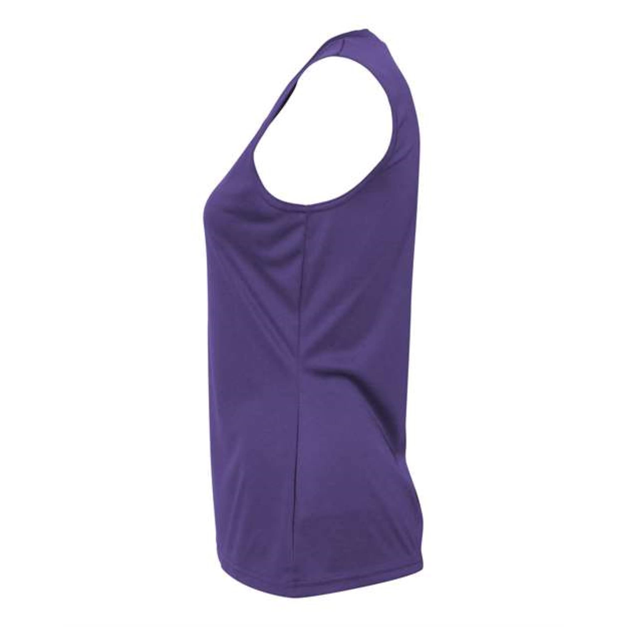 C2 Sport Womens Sleeveless V-Neck T-Shirt - Purple, XL