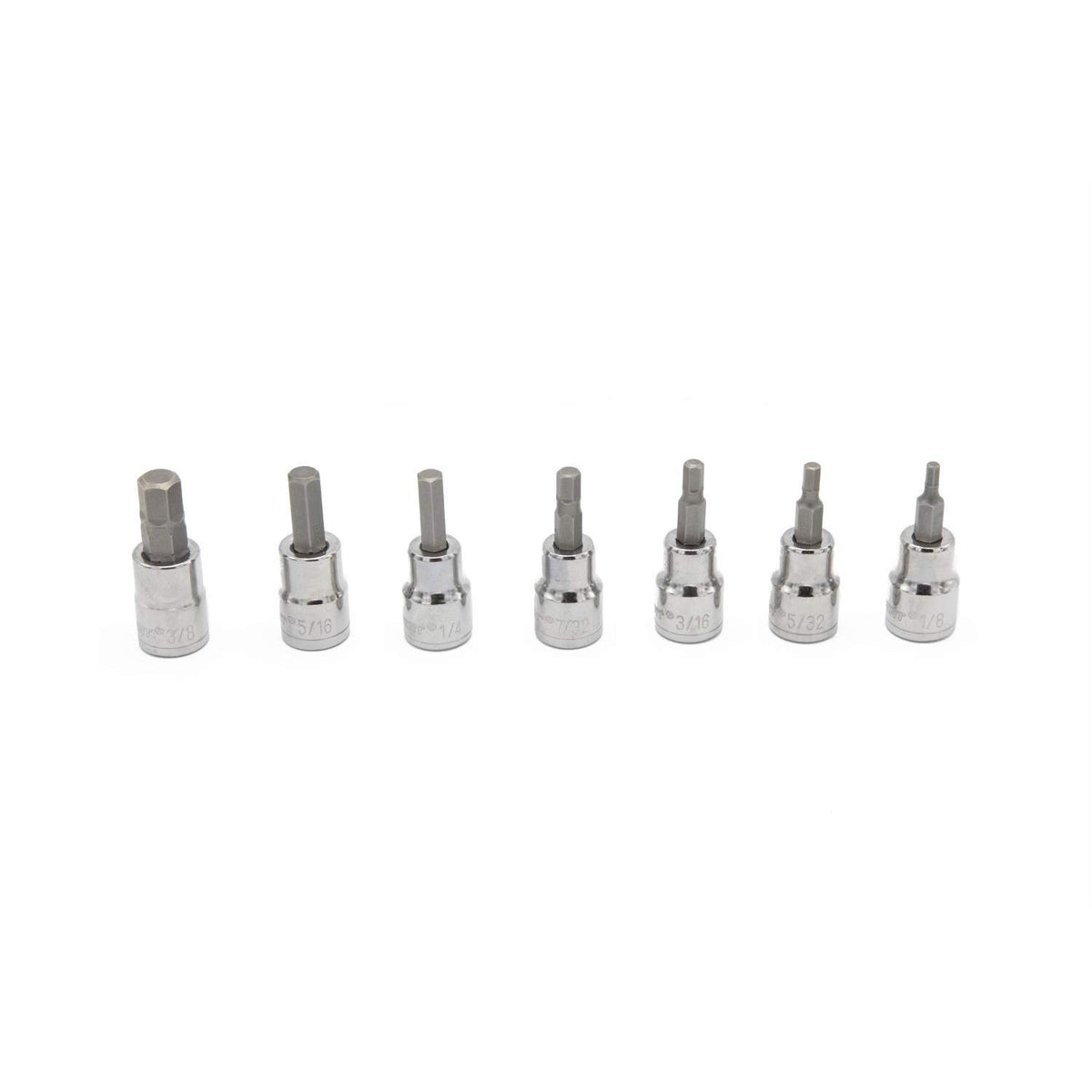 Crescent 7 Pc 38 Drive Hex Bit Sae Socket Set - Cbss0N