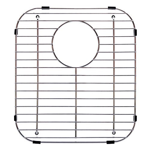 Franke Evolution Universal Double Bowl Sink Protection Grid In Stainless Steel With Rear Drain, Fgd75, 13.125 X 11.625 X 1.2