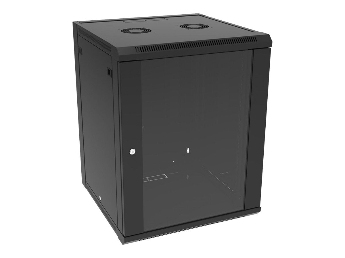12U WALL MOUNT RACK ENCLOSURE 19INCH SERVER CABINET LOCKING DOOR