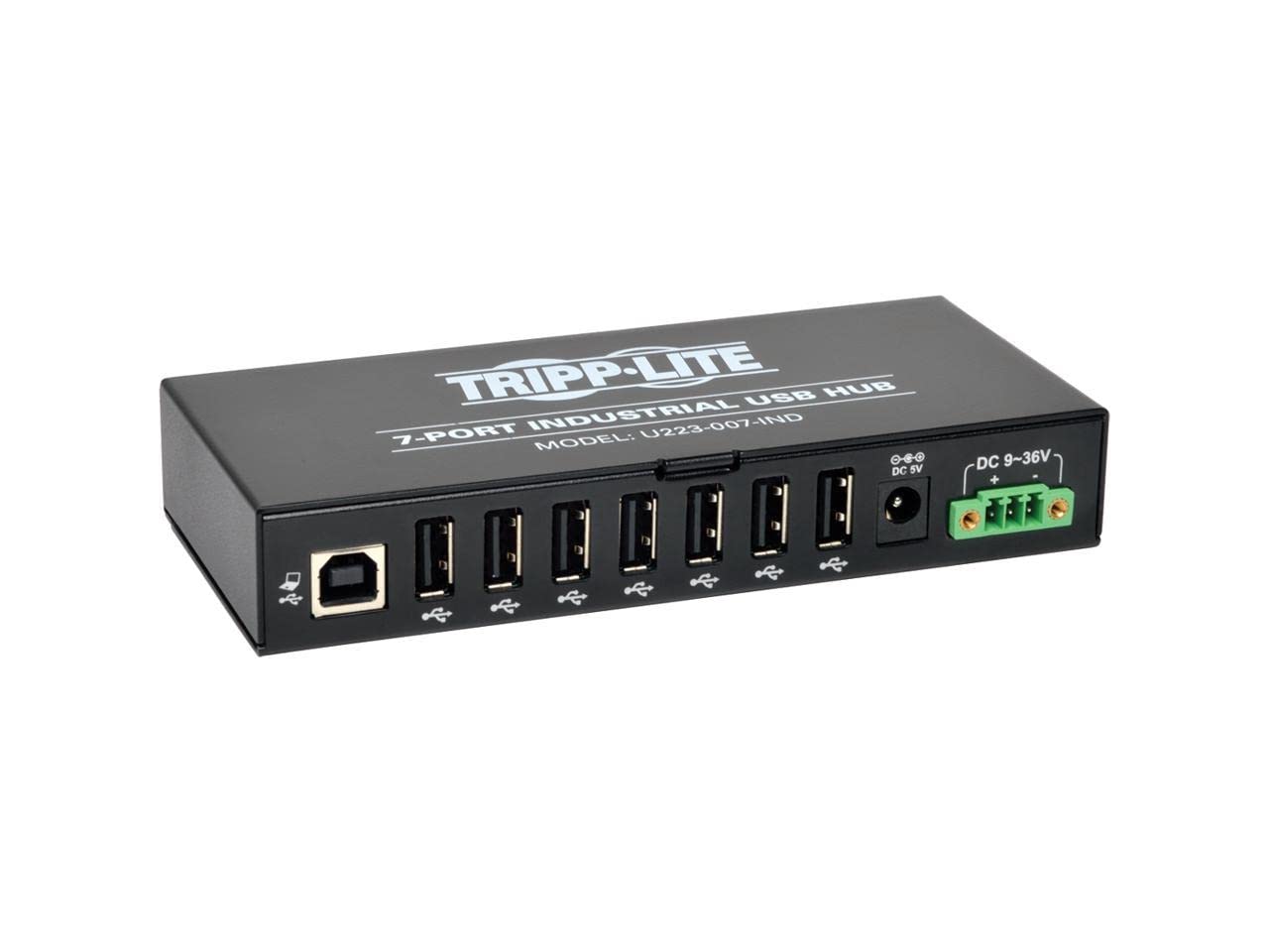 7-PORT USB INDUSTRIAL HUB M/FX7 USB 2.0 IMMUNITY / MOUNTABLE METAL