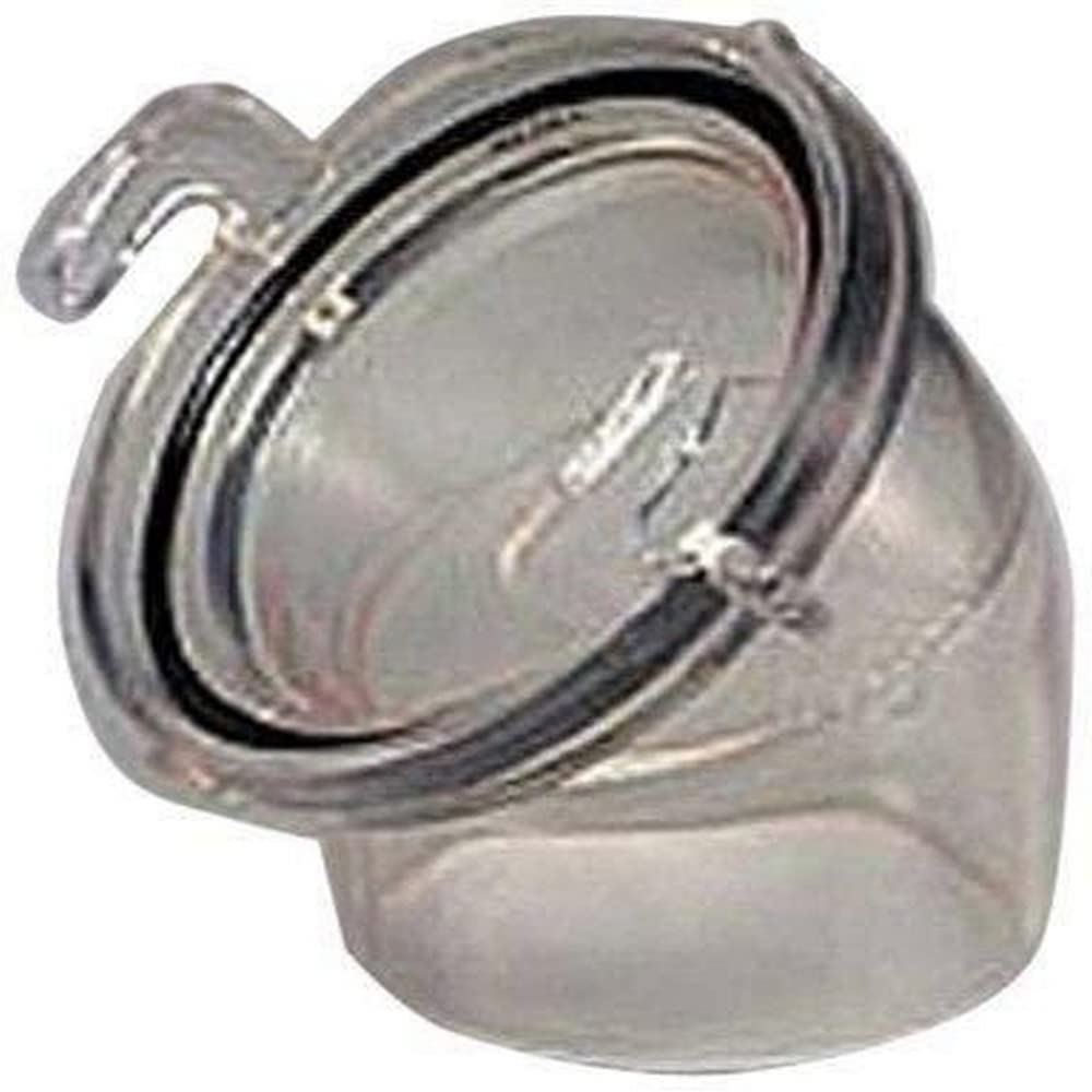 HOSE ADPATER 45  CLEAR