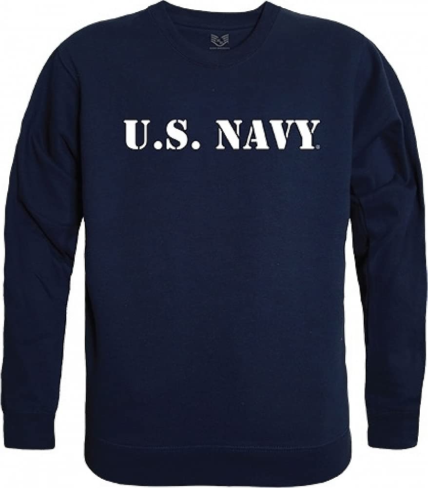 Graphic Crewneck, Navy Text, Navy, XL