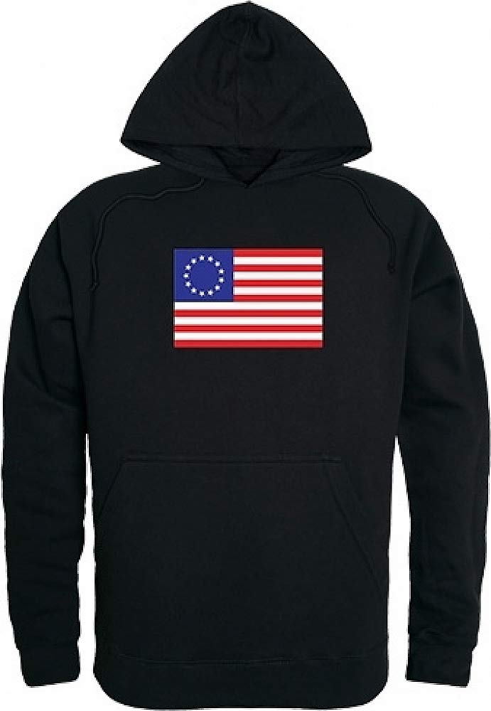 Graphic Pullover, Betsy Ross 2, Black, 2X