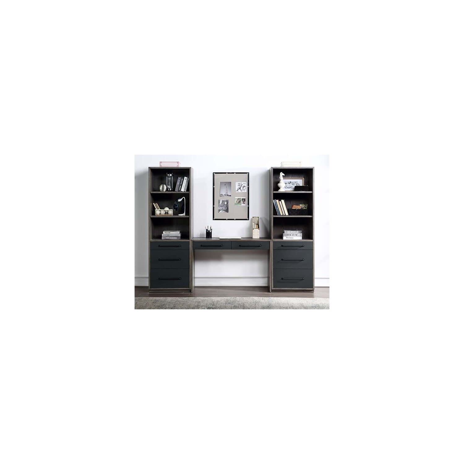 OF00630 - Bookcase, Gray Oak Finish - Estevon