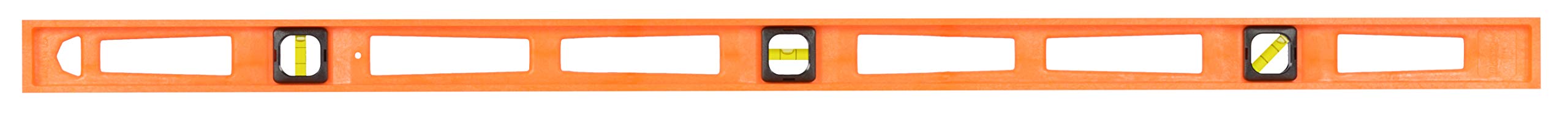 Johnson Level & Tool 7748-O Structo-Cast Level - 3 Vial, 48, Orange, 1 Level