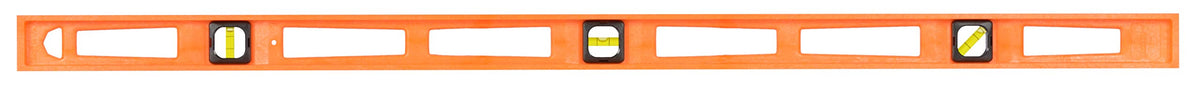 Johnson Level & Tool 7748-O Structo-Cast Level - 3 Vial, 48, Orange, 1 Level