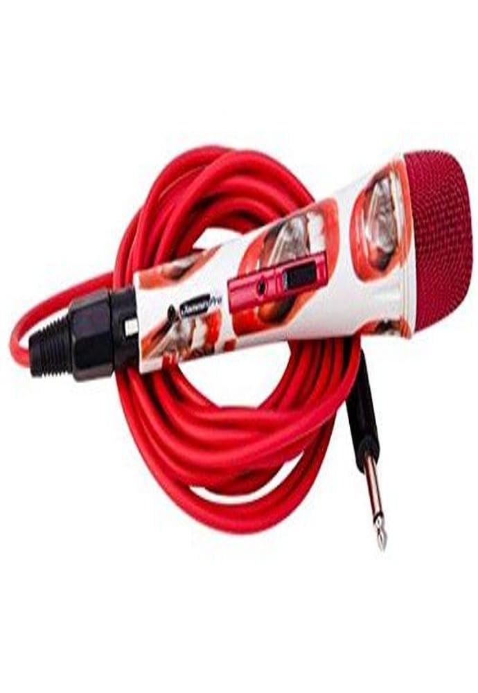 LOVE MOUTH Style Unidirectional Dynamic Microphone w/XLR Jack Cable & Karaoke Software