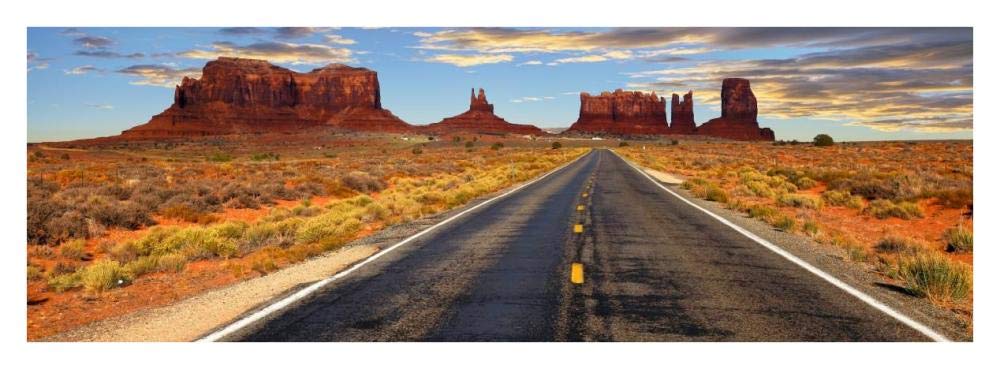 Road to Monument Valley, Arizona-Paper Art-38x14”
