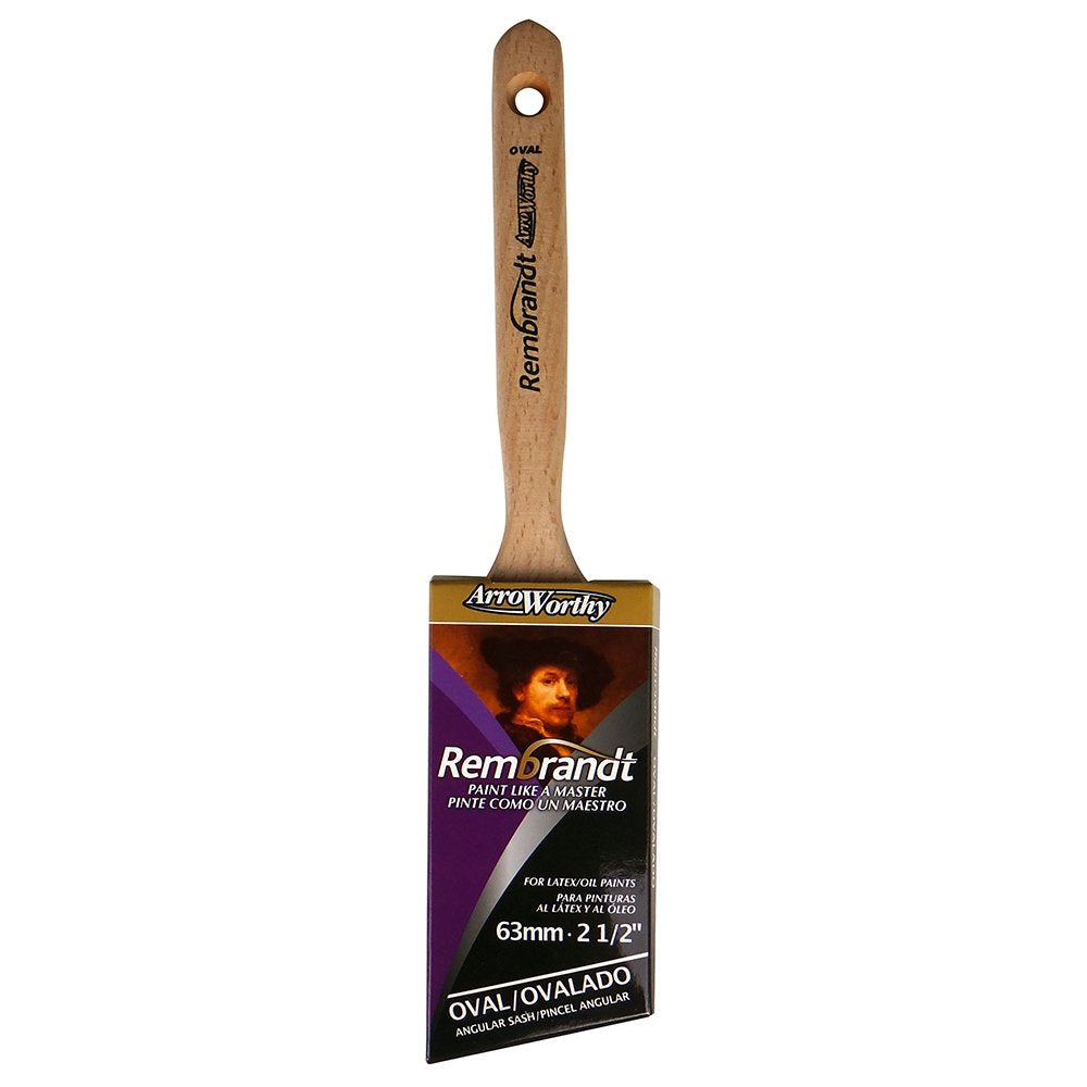 2.5 Rembrandt/Linzer Polyester Professional Quality All Paint Brush 6420Zc