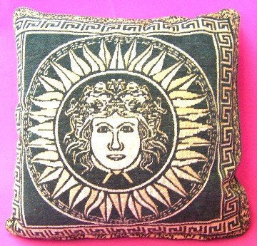 2 of Embroidery Dark Green Cushions
