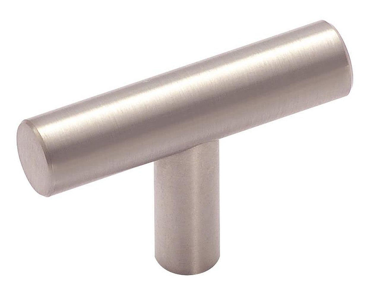 Amerock  Cabinet Knob  Stainless Steel  1-15/16 Inch (49 Mm) Length  Bar Pulls  1 Pack  Drawer Knob  Cabinet Hardware