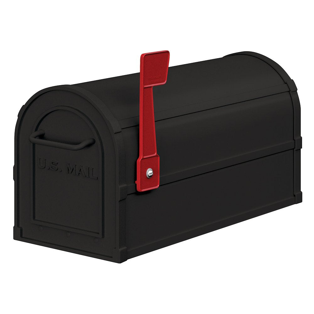 Heavy Duty Rural Mailbox - Black