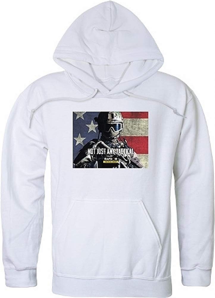 Graphic Pullover, Not Just Any, White, 2X