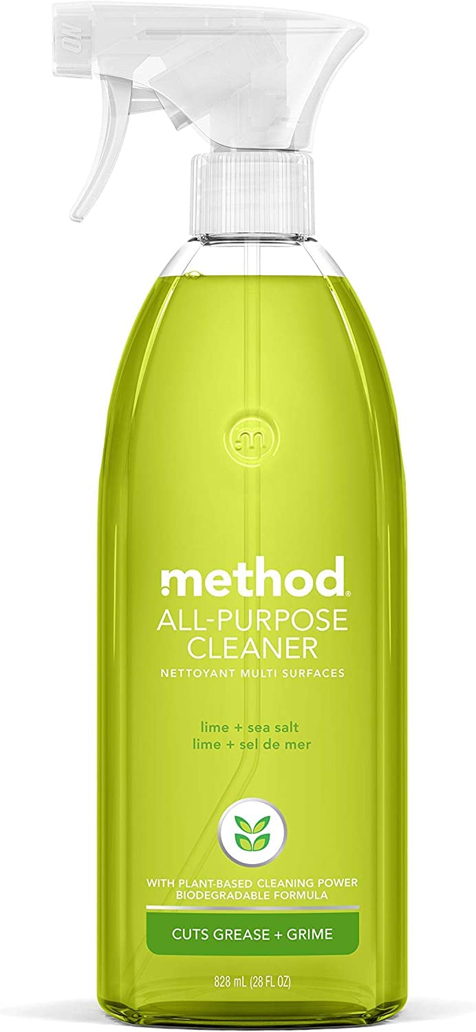 Method 01239 All Surface Cleaner, Lime & Sea Salt, 28 Oz Bottle, 8/Carton