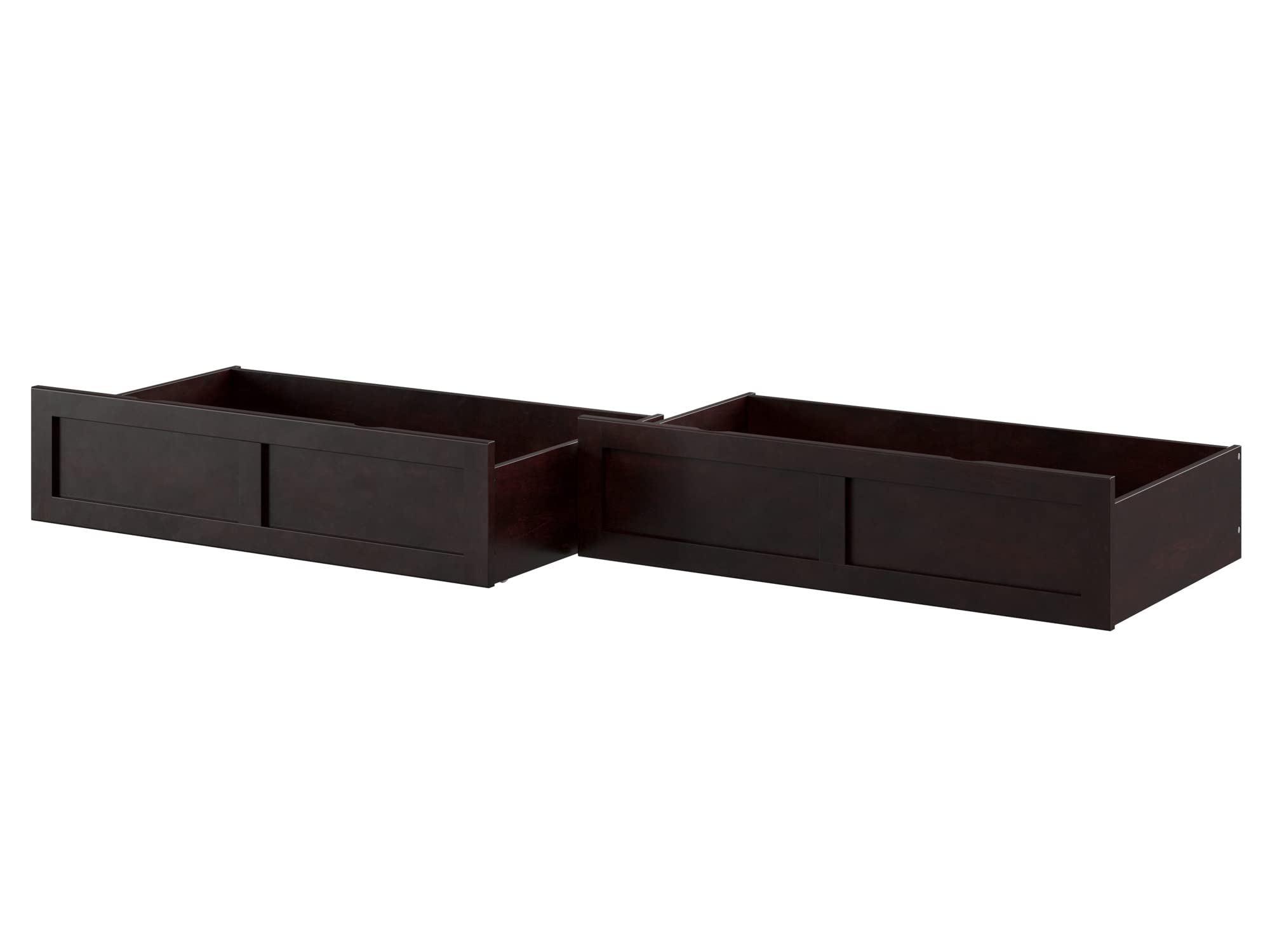 Set of 2 Extra Long Drawers in Espresso