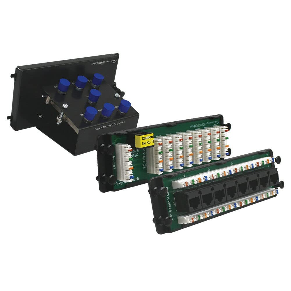 Wavenet 3029-N Trio Combo Module Kit with 8 x 1 Cat6 Data