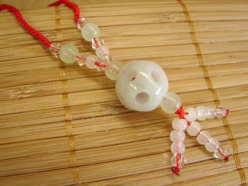 Jade Fuk Luk Shou Ball Necklace